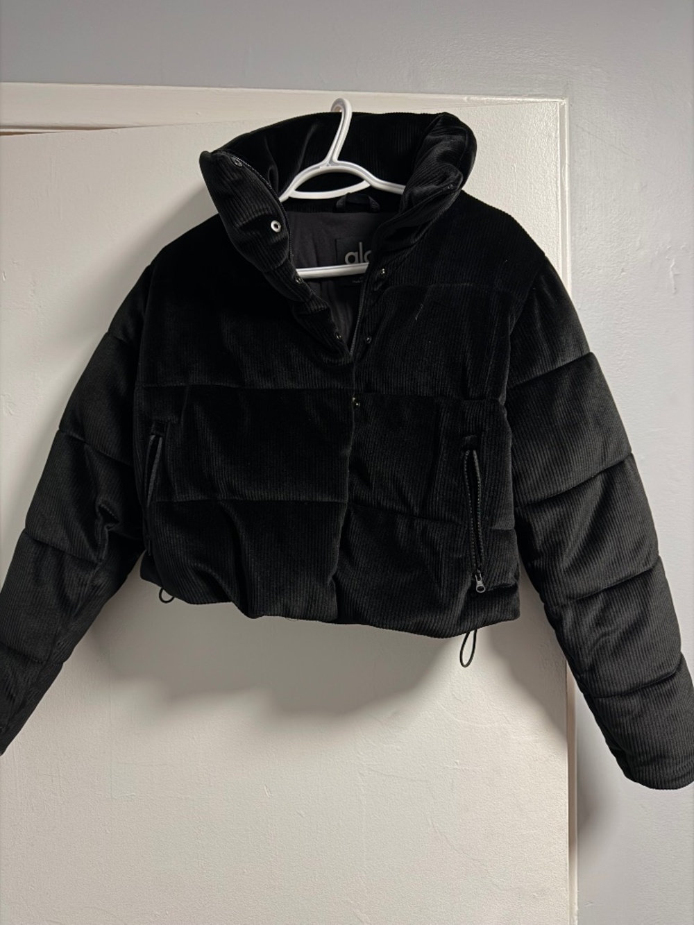 Alo- velour gold rush puffer